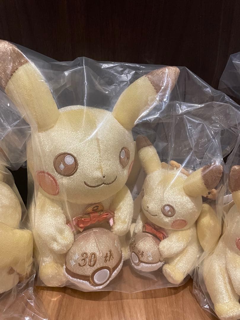 ポケモン 30周年 ぬいぐるみ マスコット ピカチュウ セット ピカピカ7セット