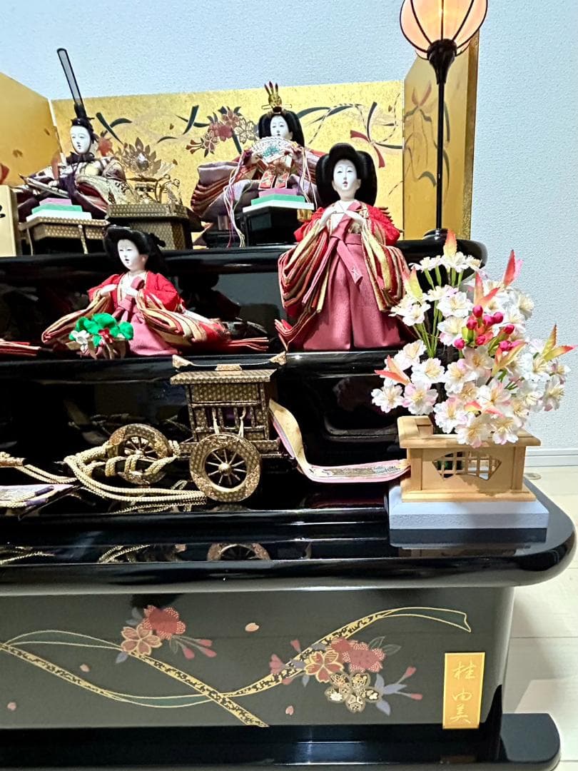 【桂由美】デザイン◆雛壇のみ◆雛人形◆雛飾り◆雛祭り◆お雛様◆ひな人形◆三段飾