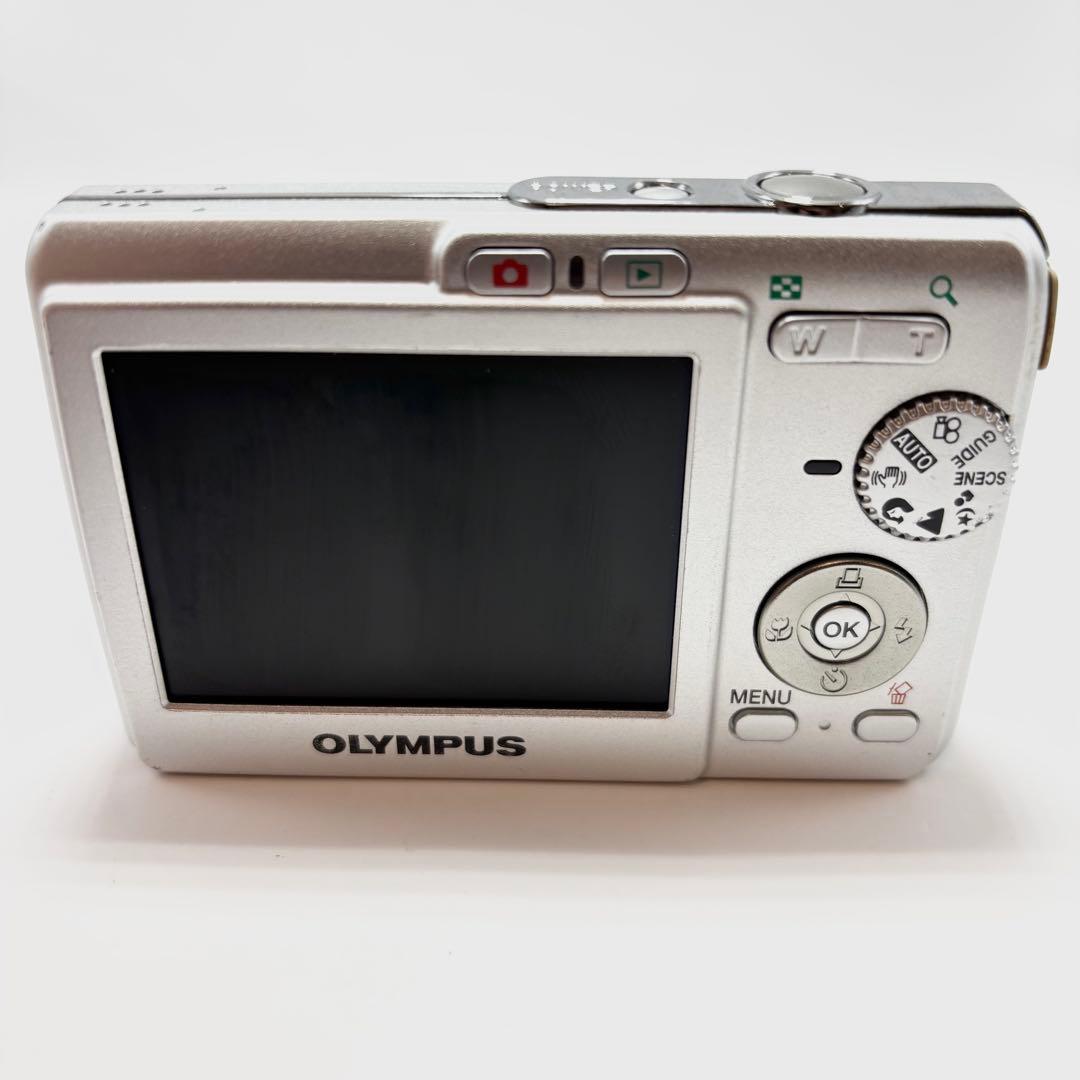 【美品】OLYMPUS FE-190 シルバー コンパクトデジタルカメラ