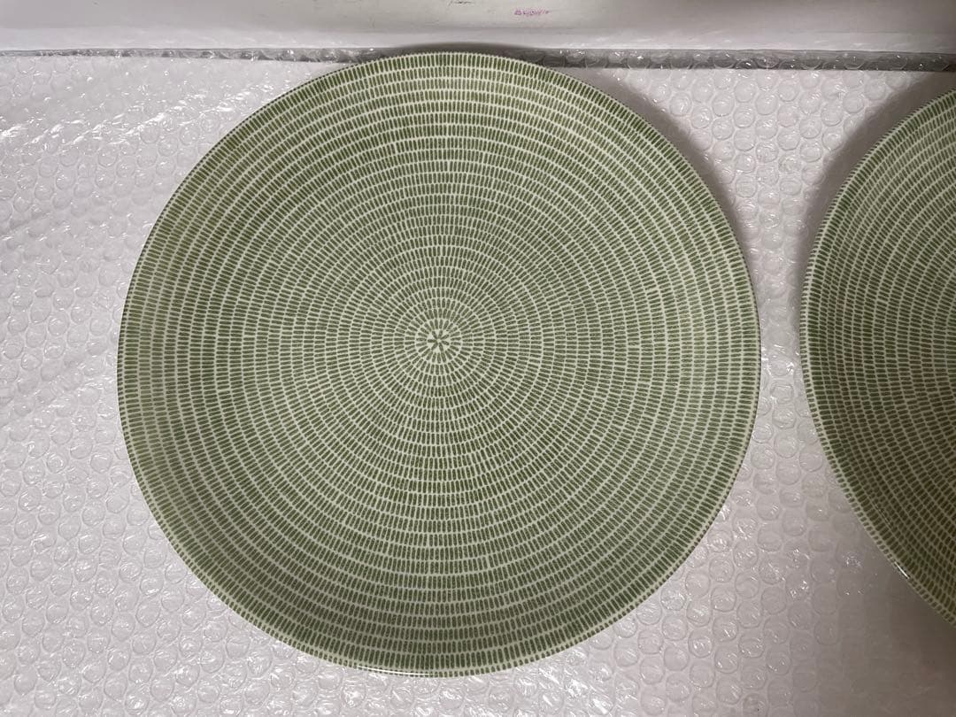 アラビア 24h アベック プレート 26cm グリーン 廃盤 2枚