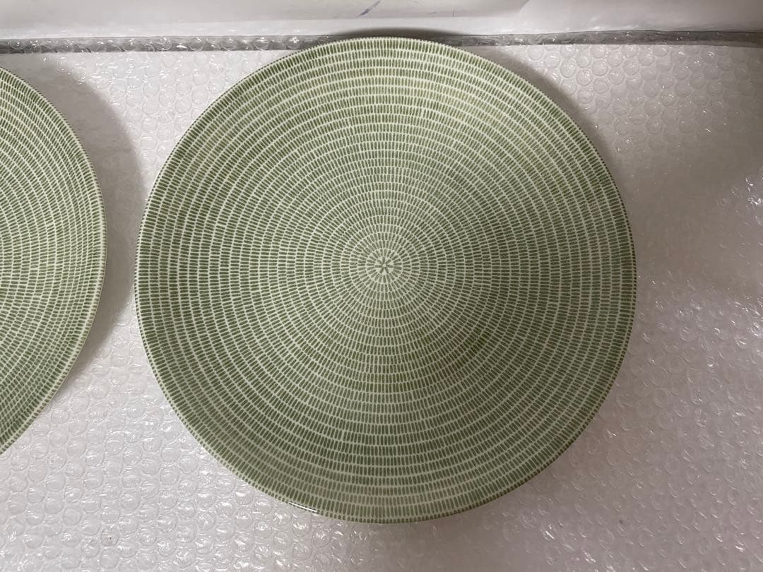 アラビア 24h アベック プレート 26cm グリーン 廃盤 2枚