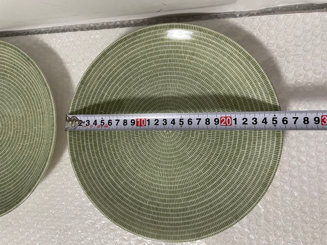 アラビア 24h アベック プレート 26cm グリーン 廃盤 2枚