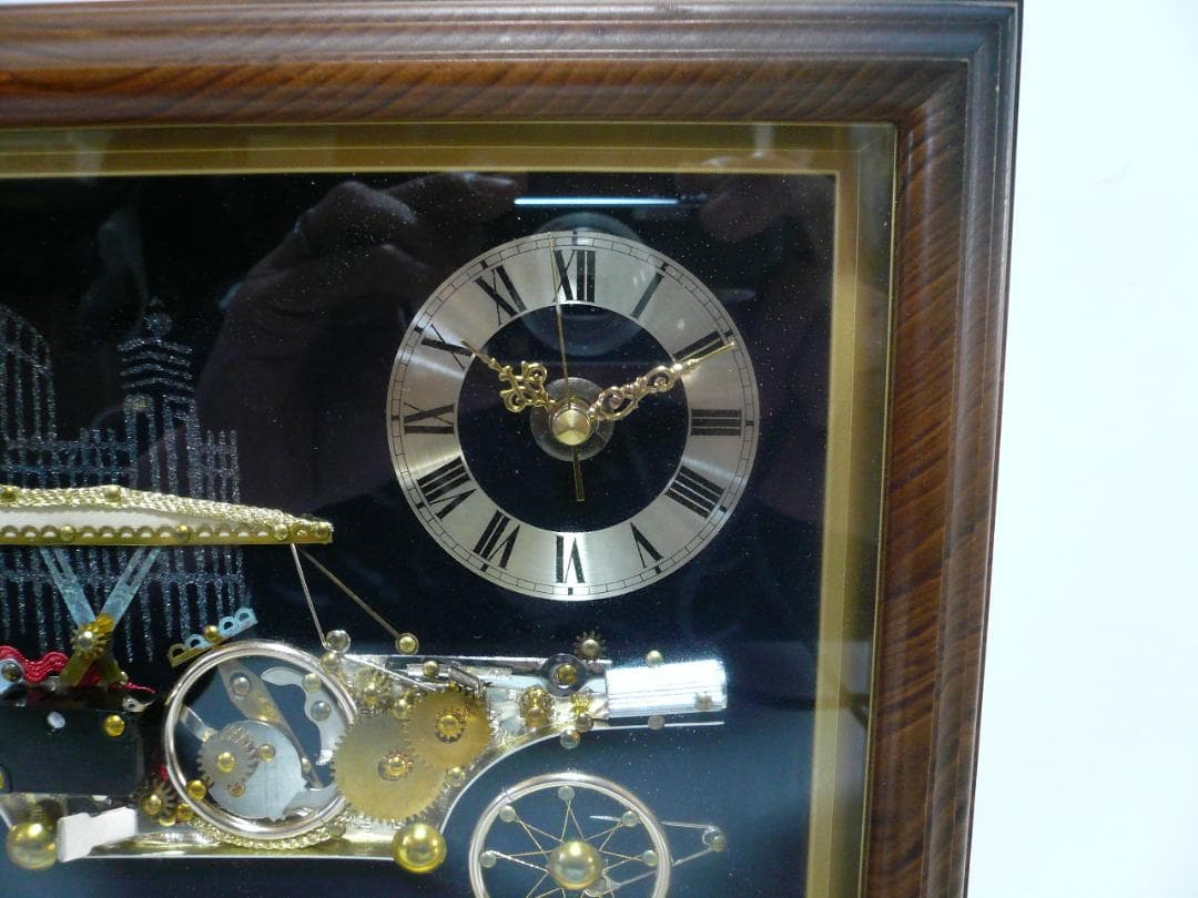 シチズン 置き時計 スイープクォーツ トランジスタ 時計パーツアート 昭和レトロ