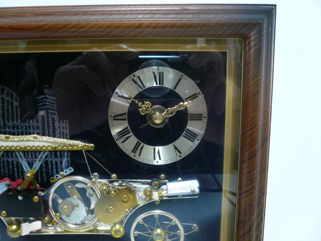 シチズン 置き時計 スイープクォーツ トランジスタ 時計パーツアート 昭和レトロ