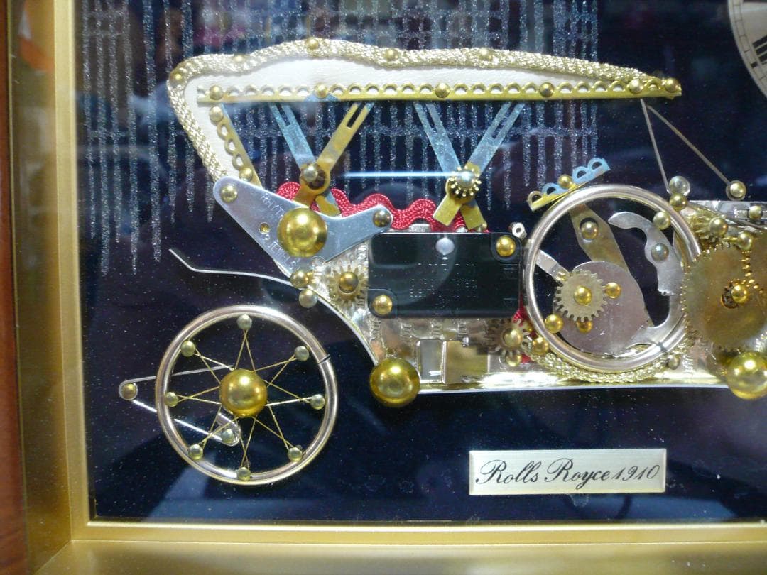 シチズン 置き時計 スイープクォーツ トランジスタ 時計パーツアート 昭和レトロ