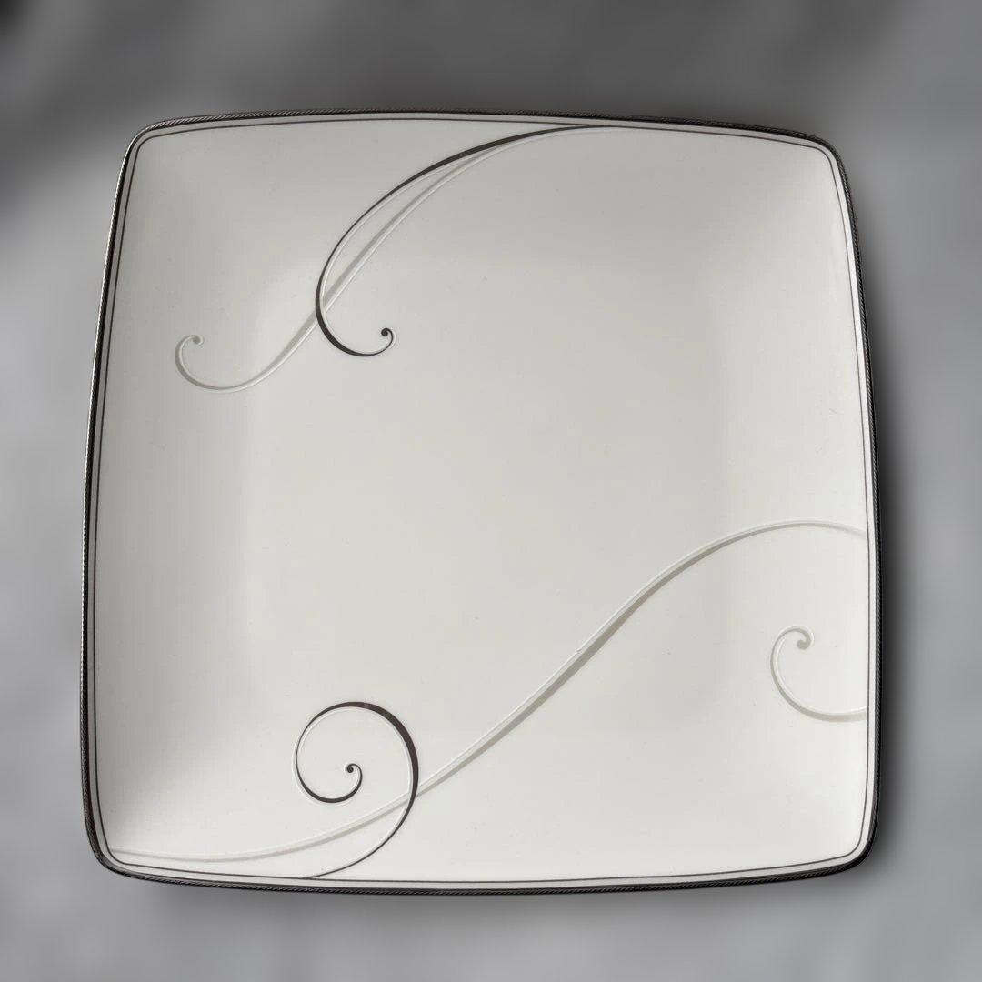 Noritake プラチナウェイブ スクエアプレート　平皿3枚セット