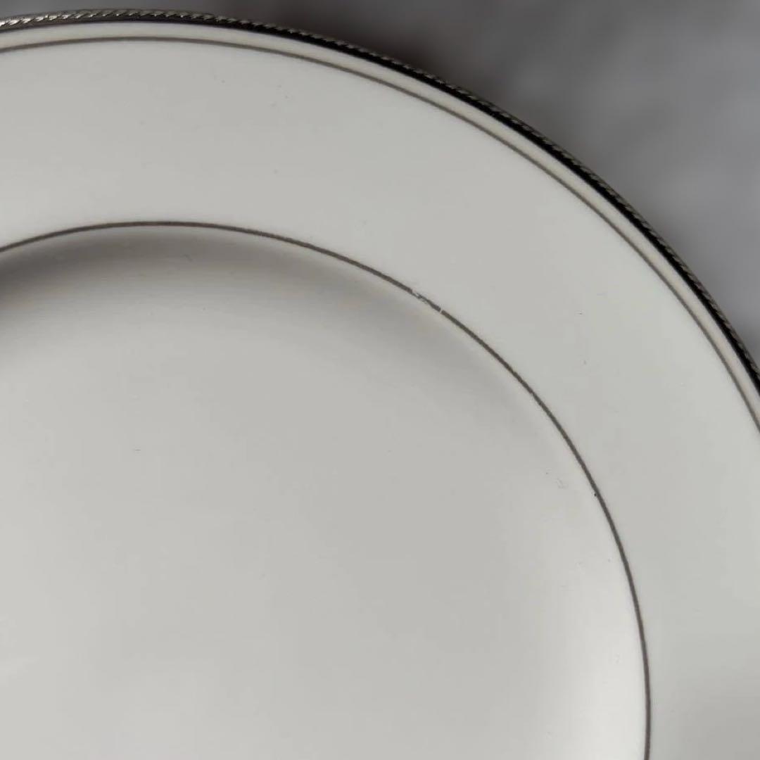 Noritake プラチナウェイブ スクエアプレート　平皿3枚セット