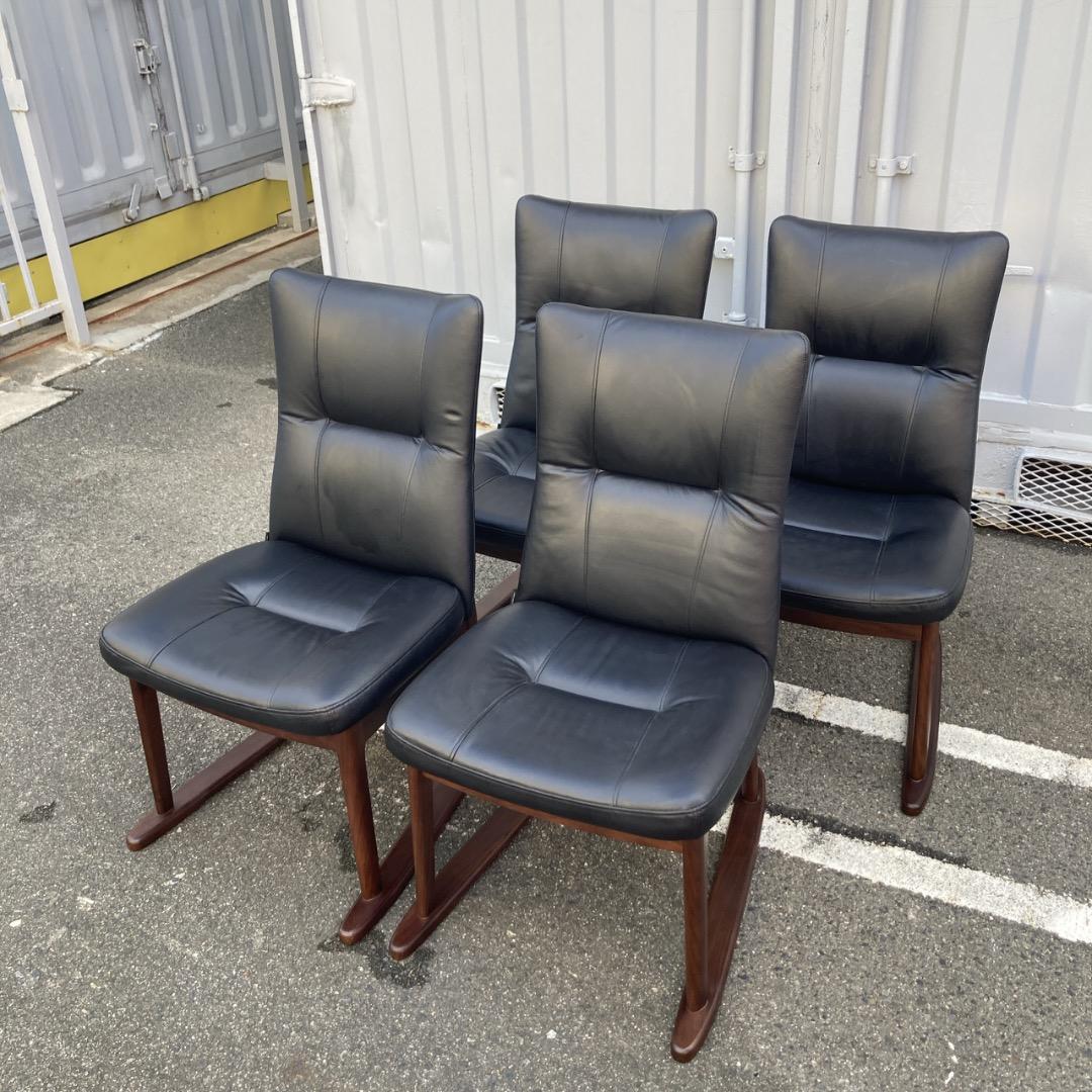 【お値下げOK】綺麗 ４脚セット KASHIWA 柏木工 EDC11W 特別仕様