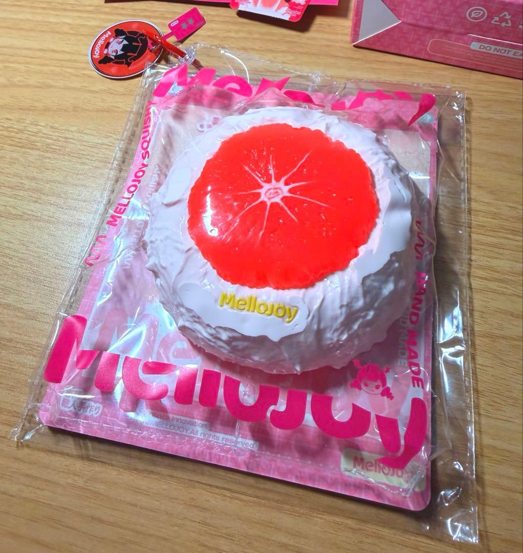 【Mellojoy】メロジョイ 大福シリーズ グレープフルーツ スクイーズ