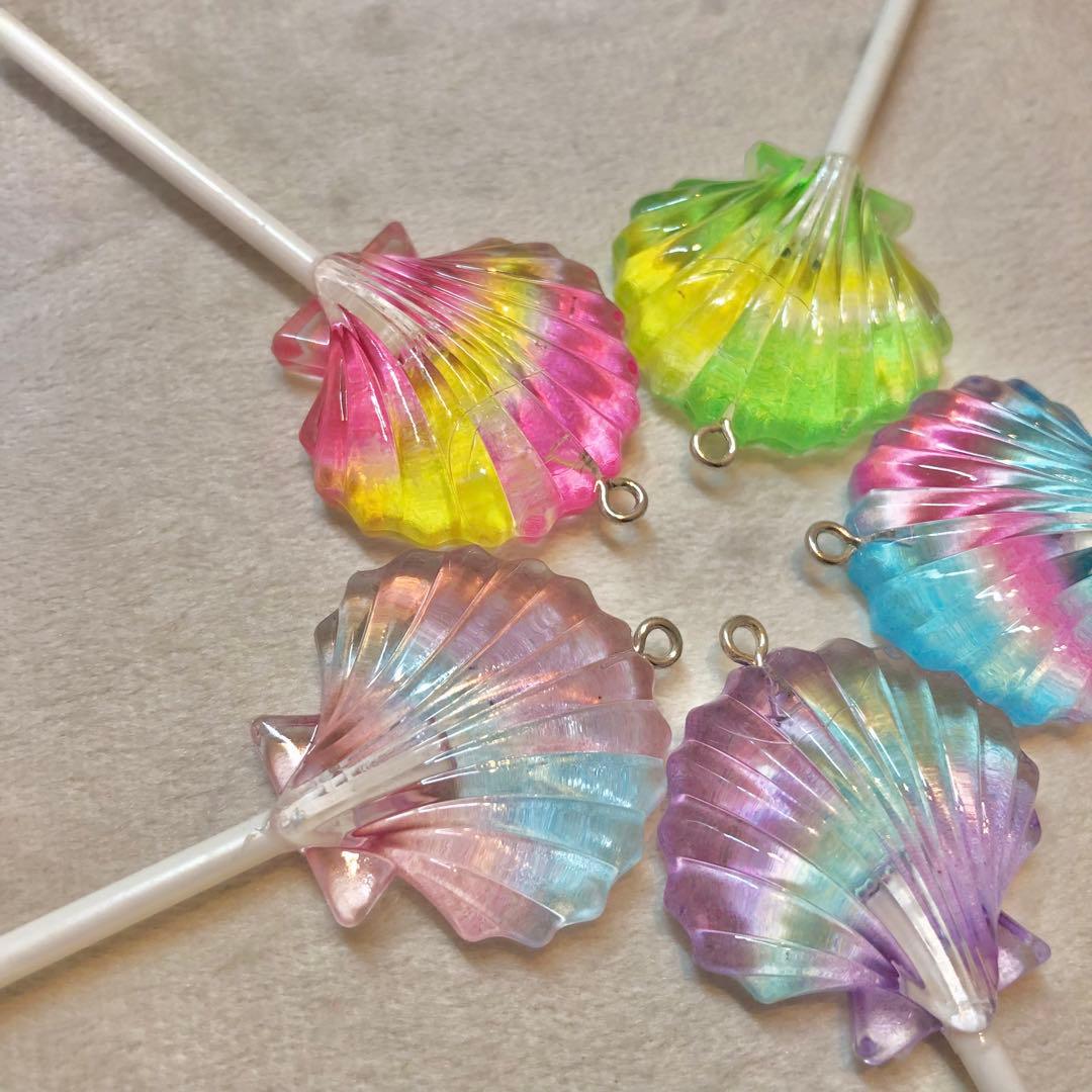 完売No.001貝殻棒付きチャーム