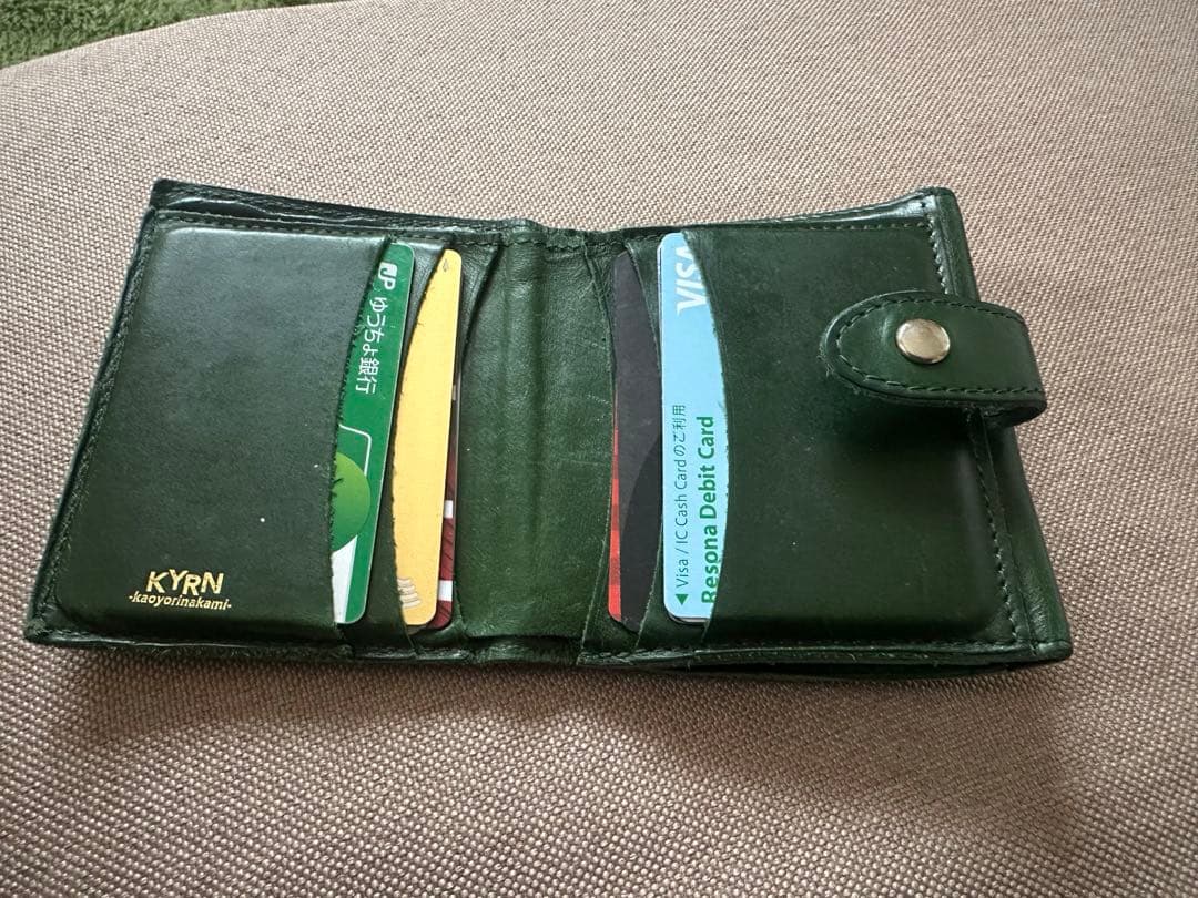 kaoyorinakami グリーン 財布 緑 カオナカ