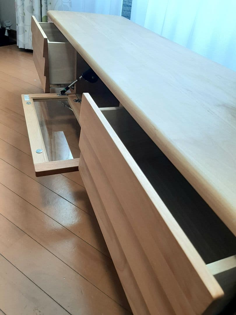 【美品】天然木　テレビ台　ISSEIKI