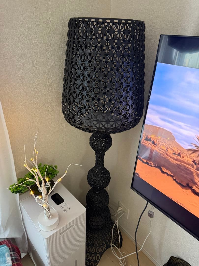 Kartell Kabuki フロアスタンド ブラック