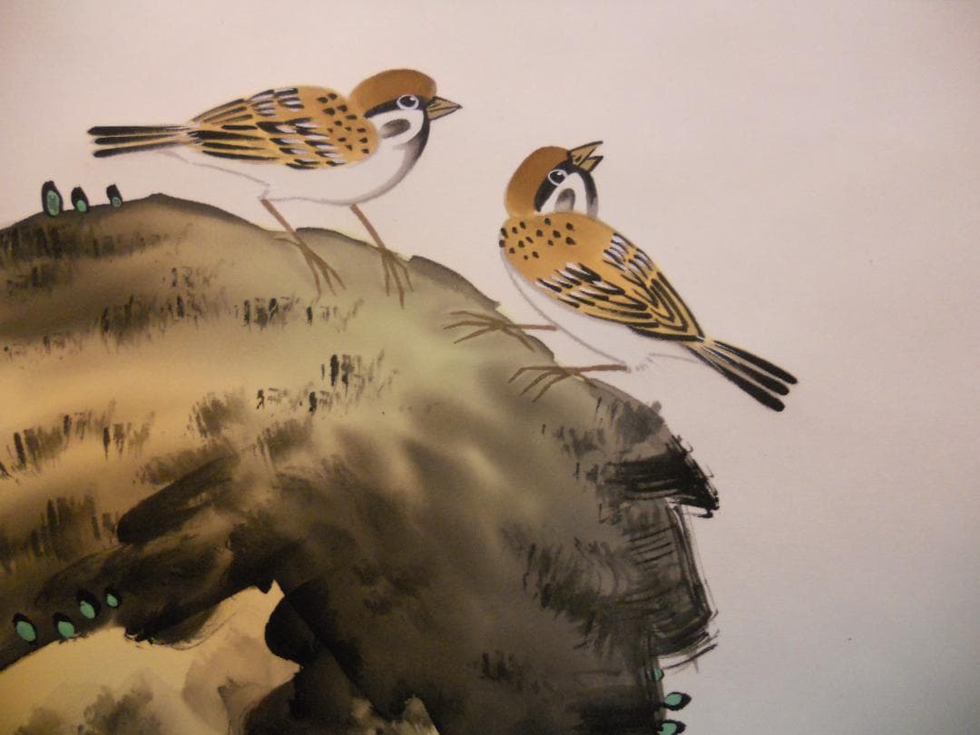 掛け軸 邦夫 開運六瓢 絹本 希少 軸装 茶道具 掛軸 美品 です。