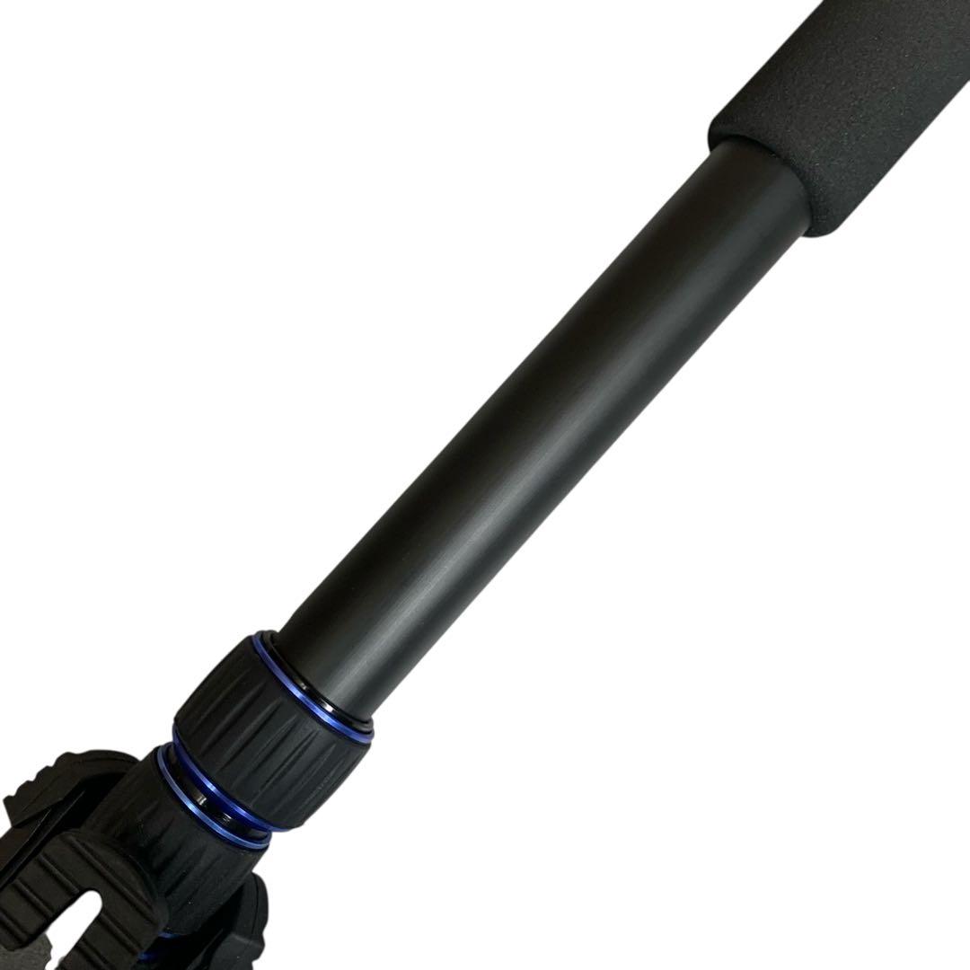 MOMAN ポータブルアルミカメラ一脚伸縮式トラベル一脚　三脚スタンドベース付②