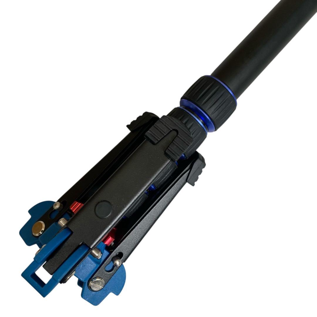 MOMAN ポータブルアルミカメラ一脚伸縮式トラベル一脚　三脚スタンドベース付②