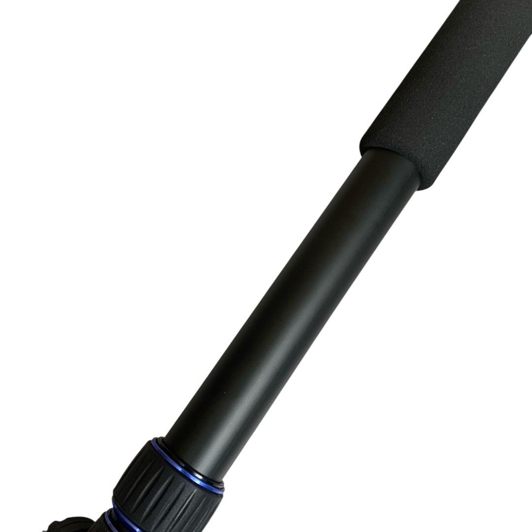 MOMAN ポータブルアルミカメラ一脚伸縮式トラベル一脚　三脚スタンドベース付②