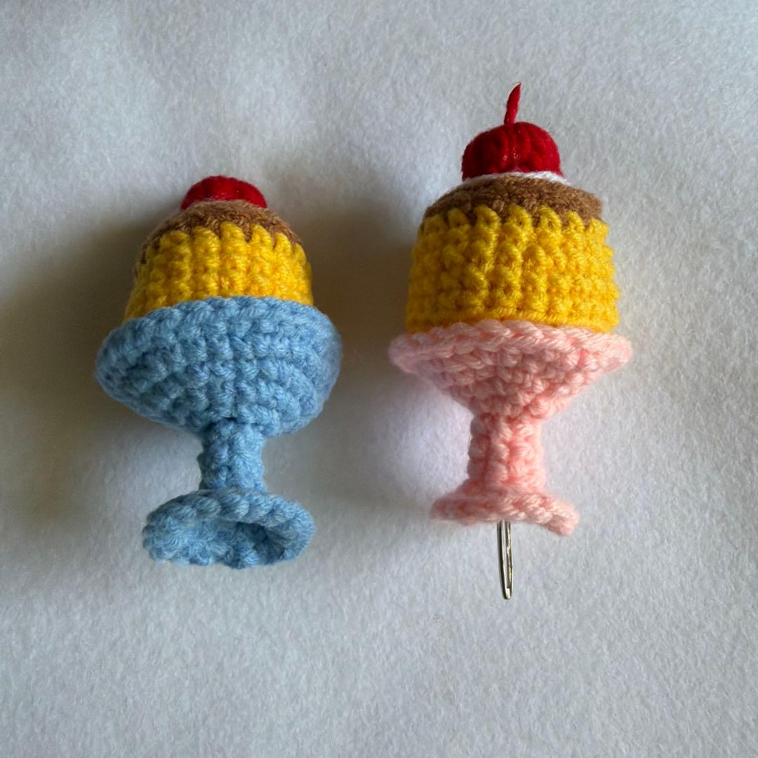 カエル 編み物 チャーム キーホルダー ストラップ あみぐるみ