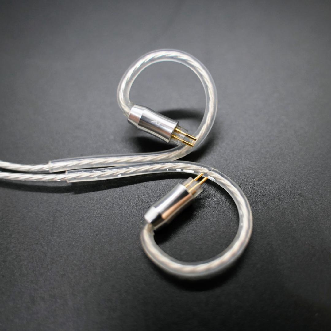最高峰7N 超冷凍製単結晶銅銀メッキ！リケーブル2Pin/4.4mmL字バランス