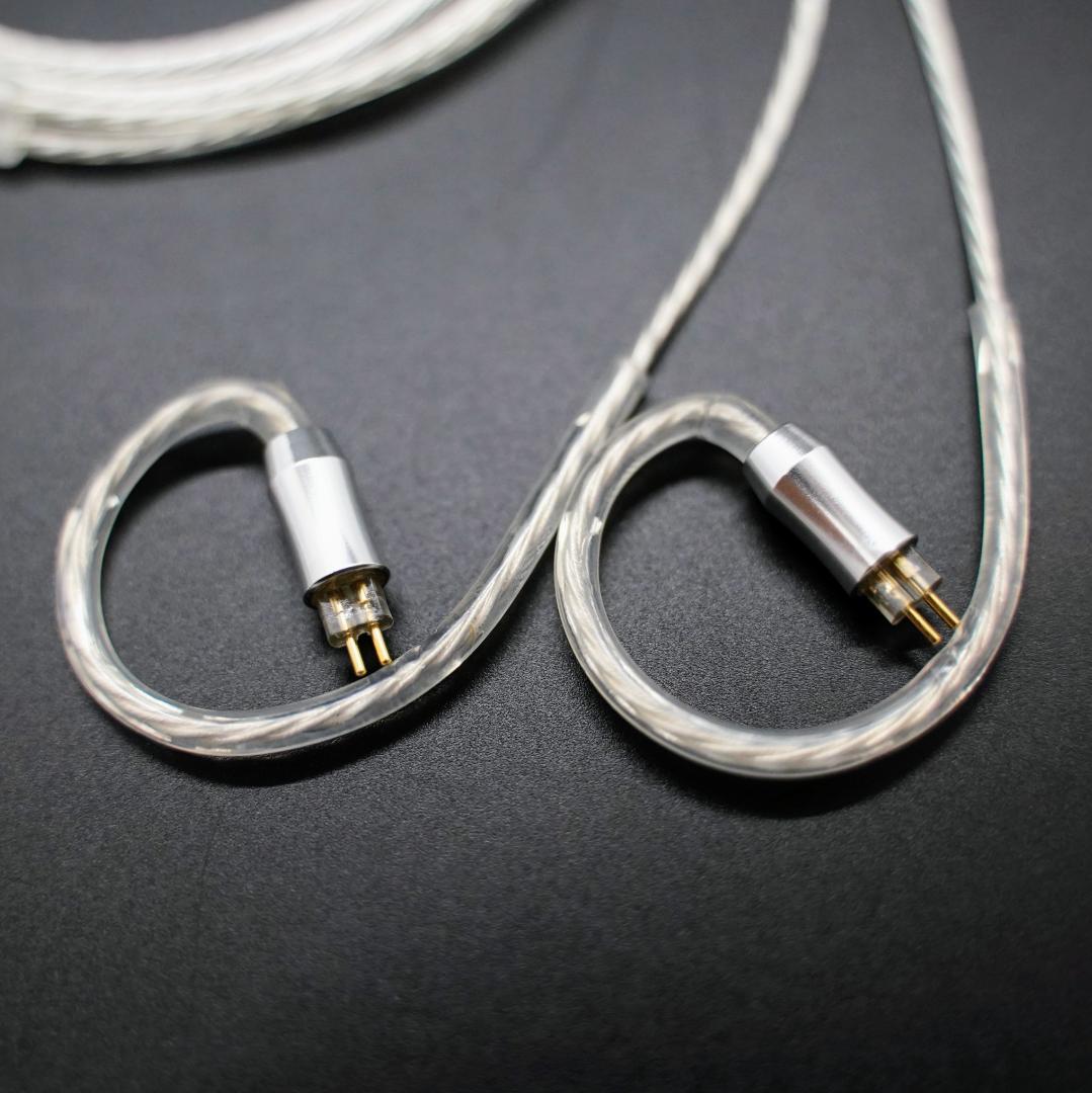 最高峰7N 超冷凍製単結晶銅銀メッキ！リケーブル2Pin/4.4mmL字バランス