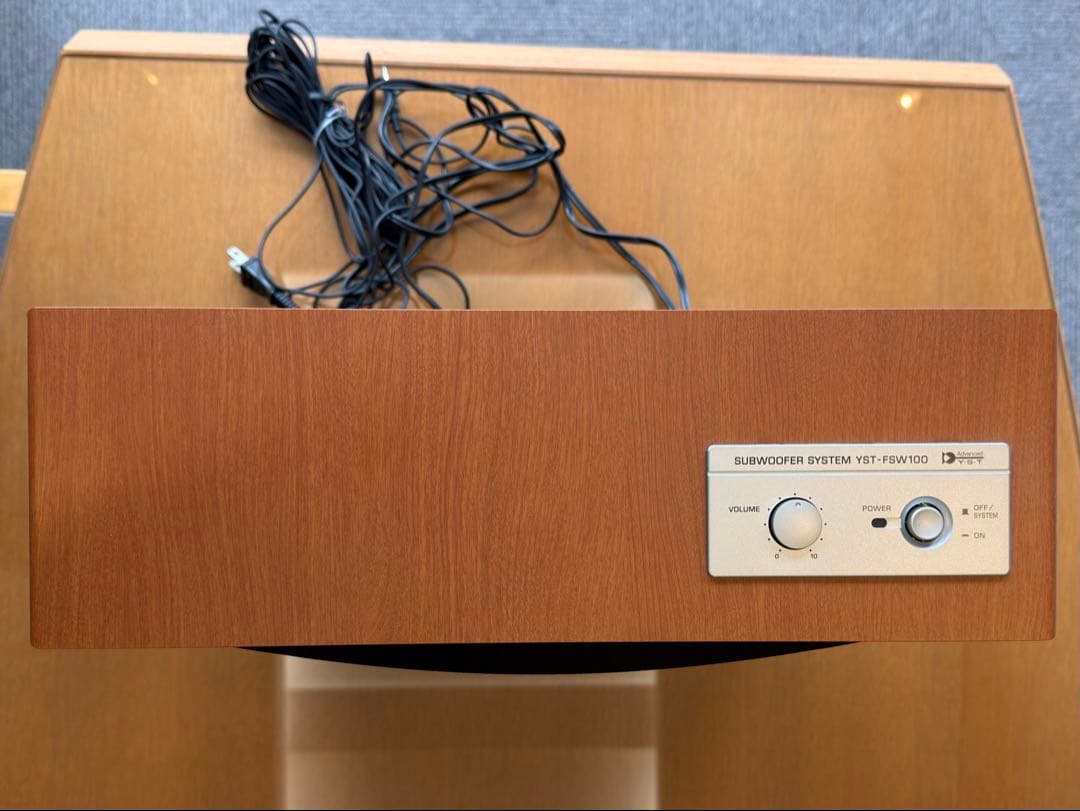 YAMAHA サブウーファー YST-FSW100（MC）チェリー