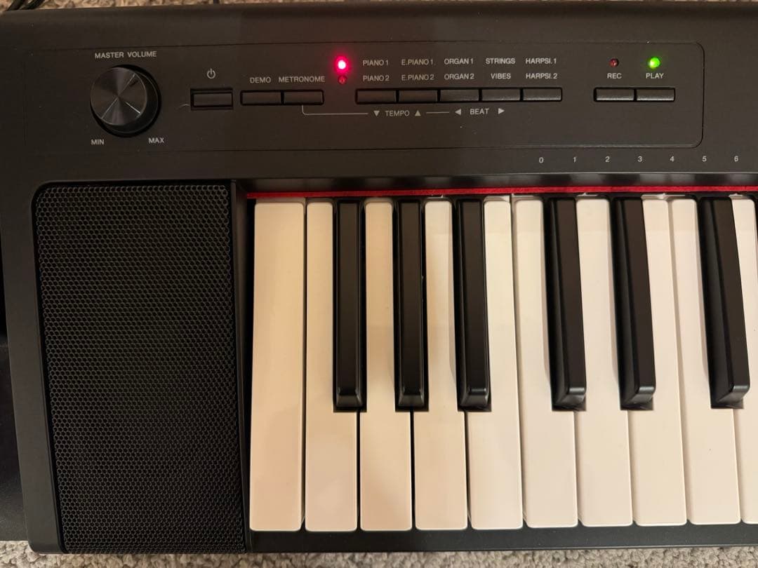 極美品 ヤマハ 電子キーボード ピアジェーロ NP-32 フットペダル付