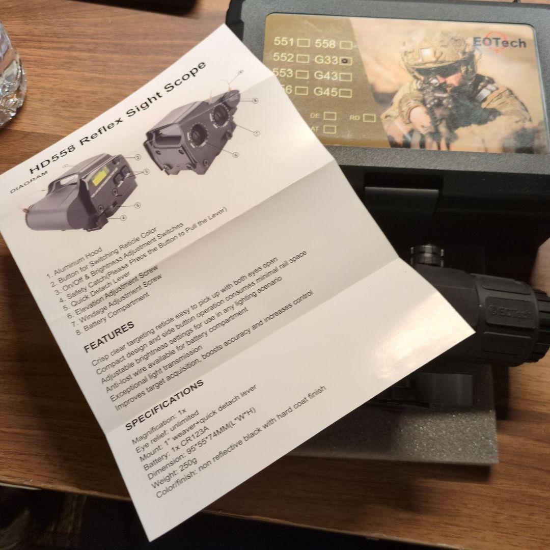 【レプリカ】Eotech EXPS-3 & G43【セット】