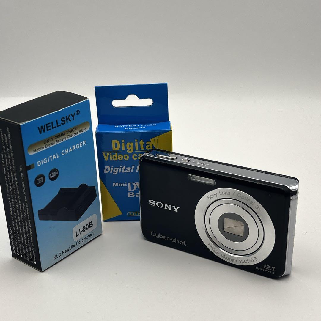 SONY Cyber-shot DSC-W190黒 オールド コンデジ デジカメ