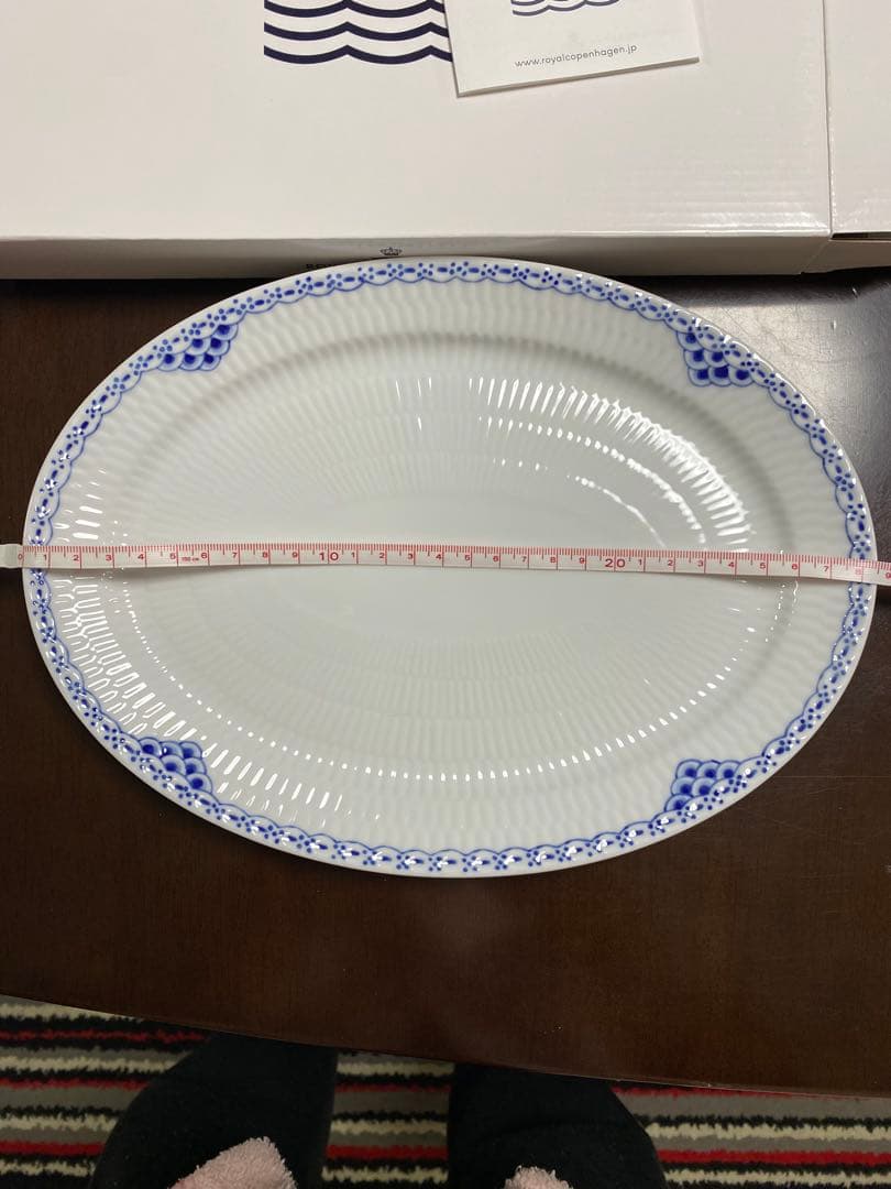 本日限りの価格になります。ロイヤルコペンハーゲン　プリンセス　オーバルディッシュ