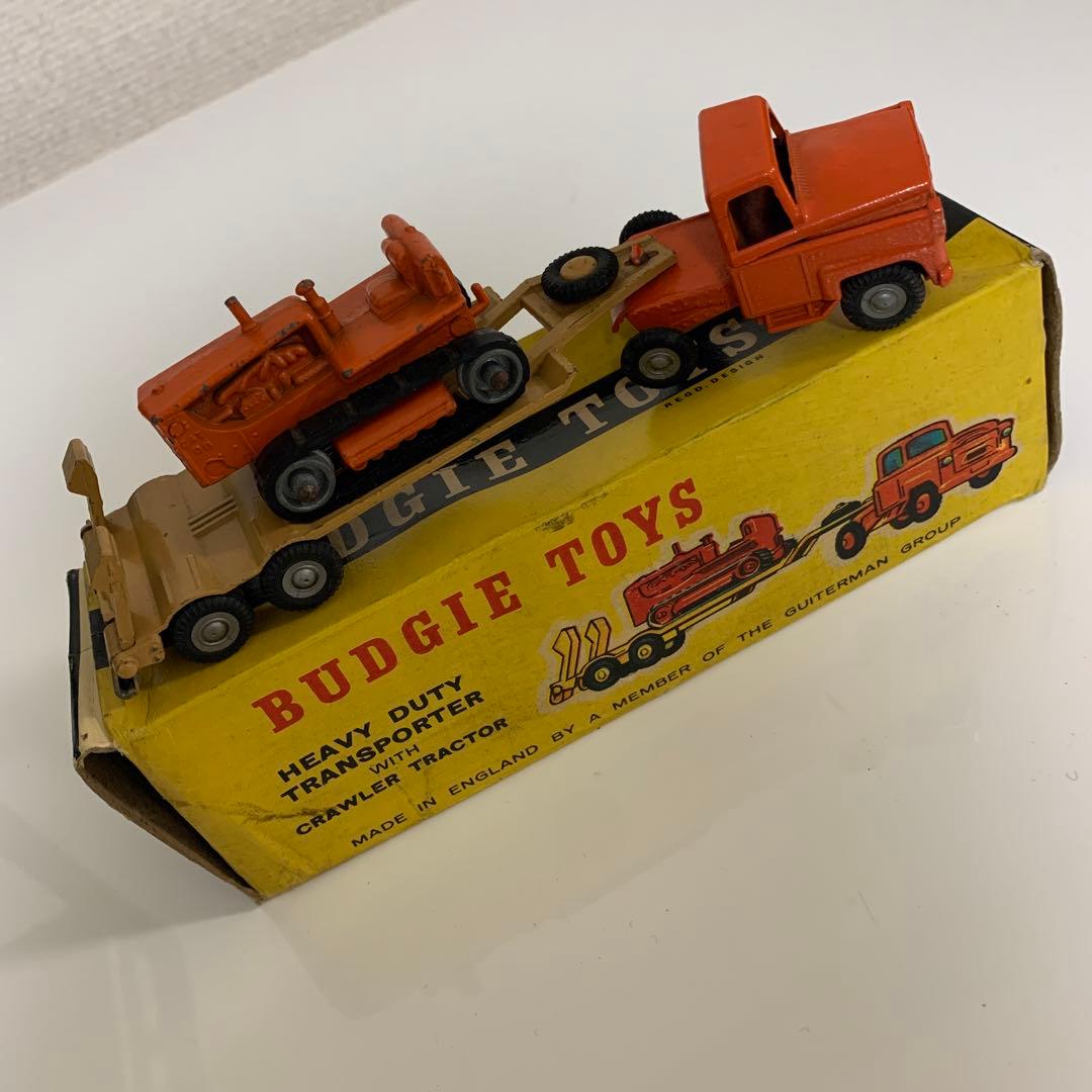 ビンテージ品　バッジートイ　BUDGIE TOYS イギリス製　トラクター　バス