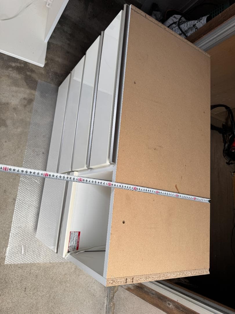 ニトリ　食器棚　ホワイト　キッチンボード