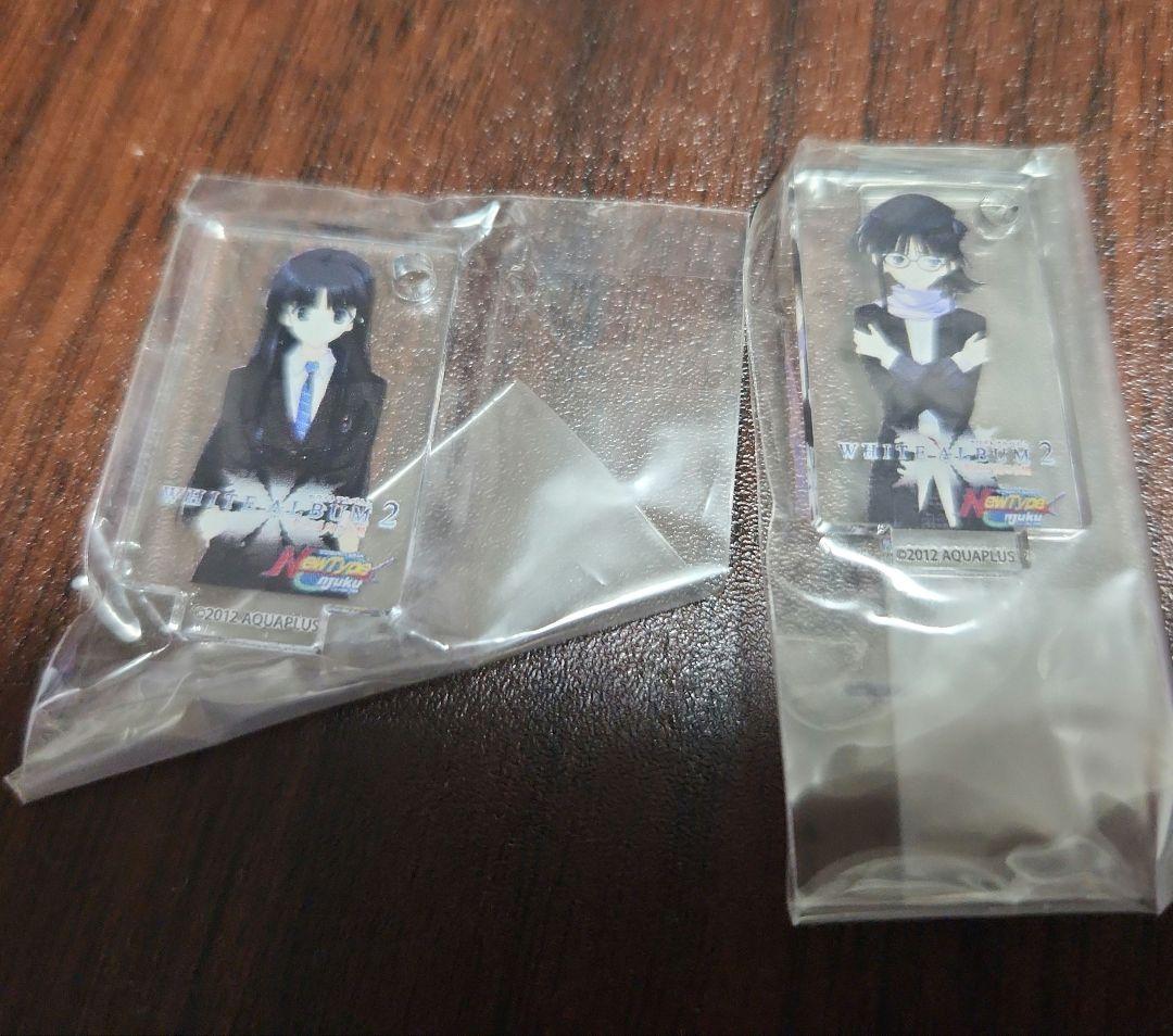 WHITE ALBUM2コラボカフェNewtype冬馬かずさ　アクスタ