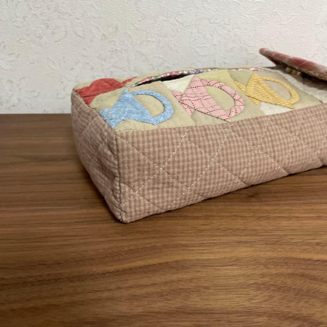 パッチワークキルト　テッシュBOXカバー　ハンドメイド 3点