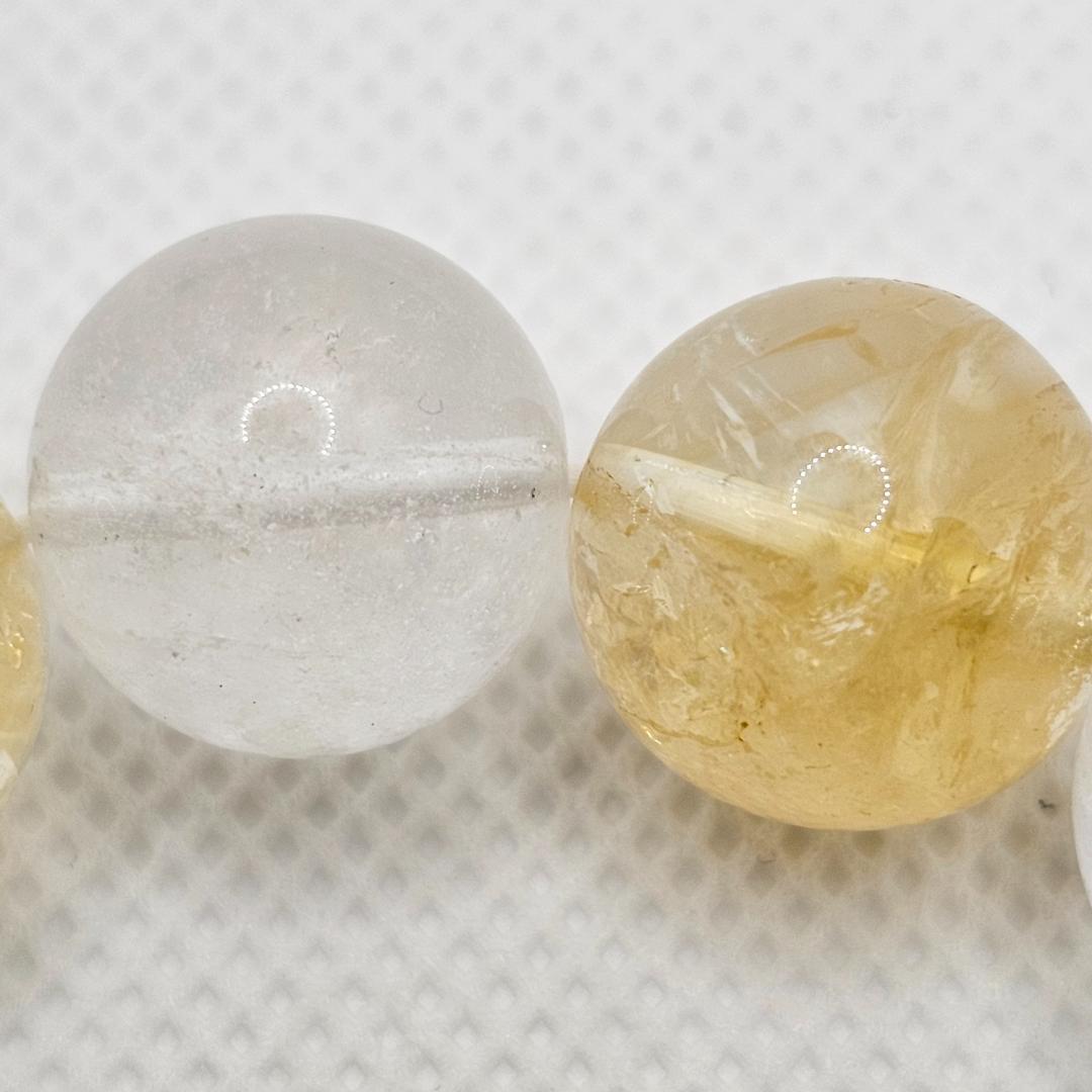 ゴールドシルバー ブレスレット【大玉14mm】