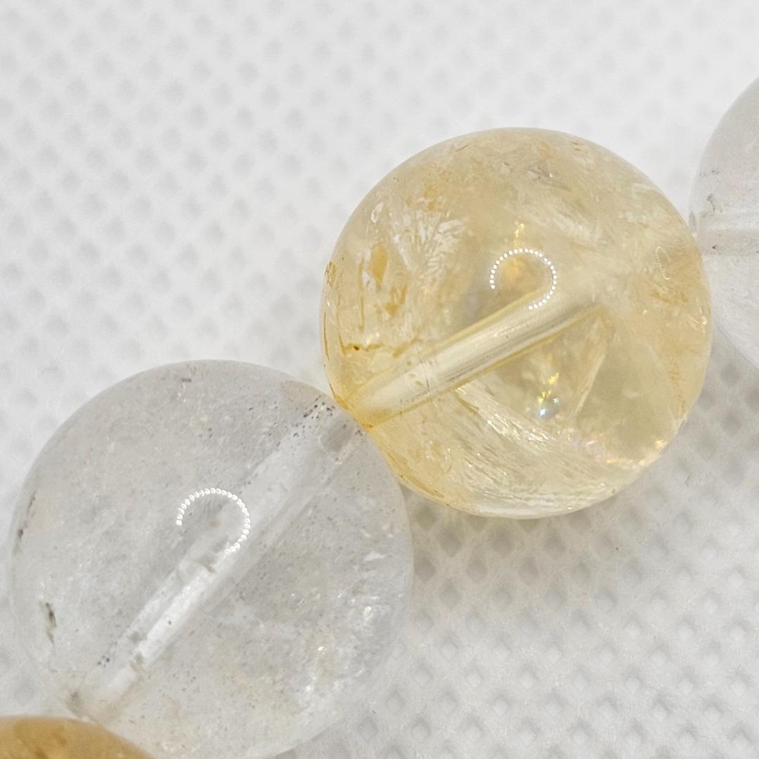 ゴールドシルバー ブレスレット【大玉14mm】