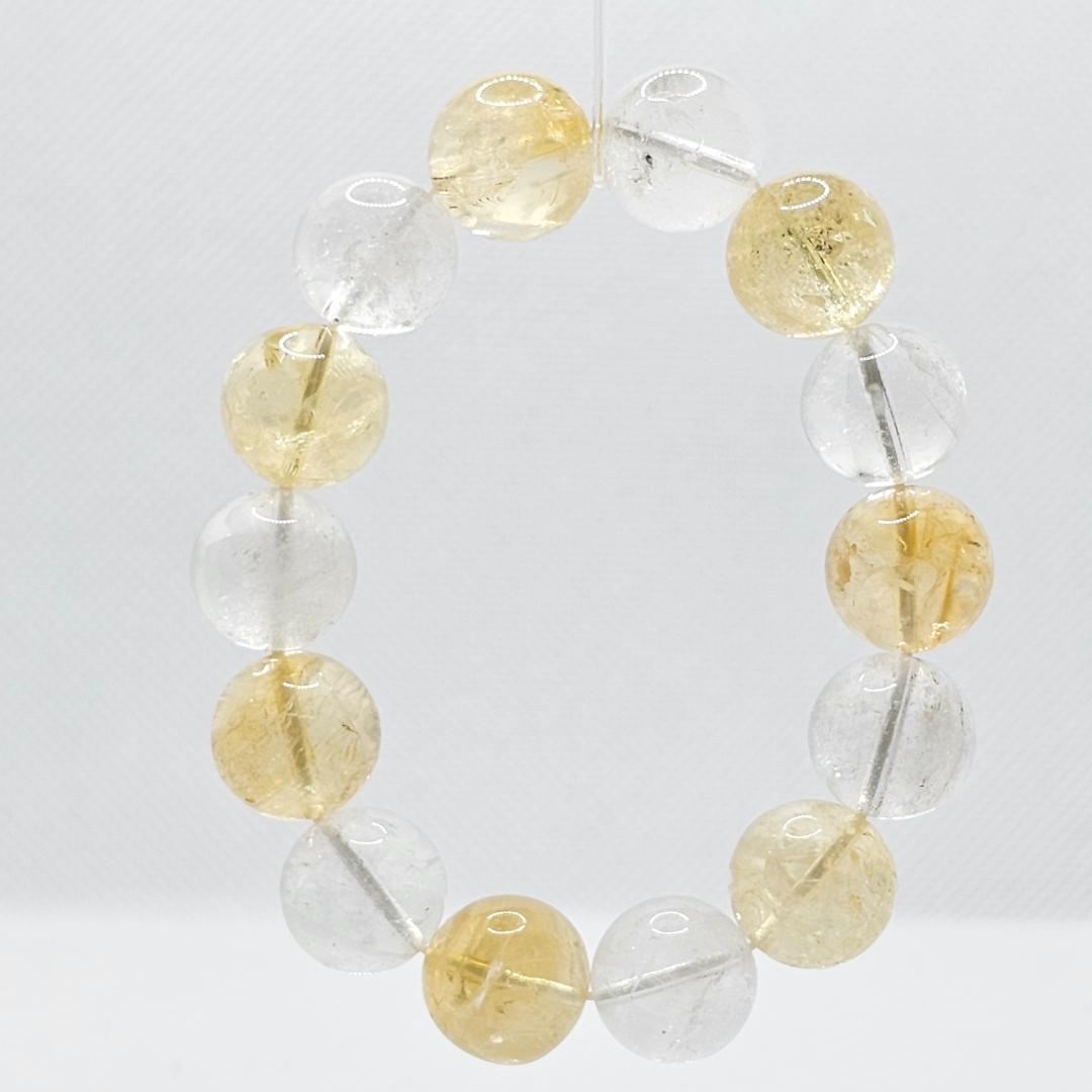 ゴールドシルバー ブレスレット【大玉14mm】