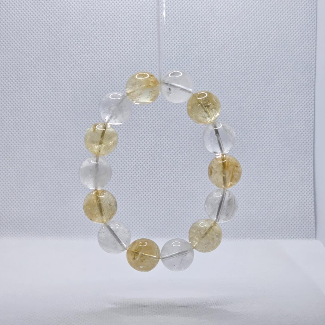 ゴールドシルバー ブレスレット【大玉14mm】