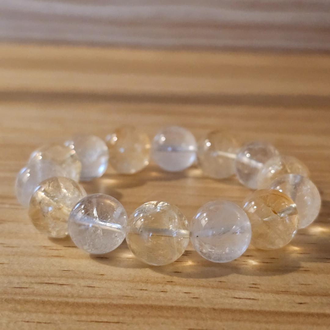 ゴールドシルバー ブレスレット【大玉14mm】