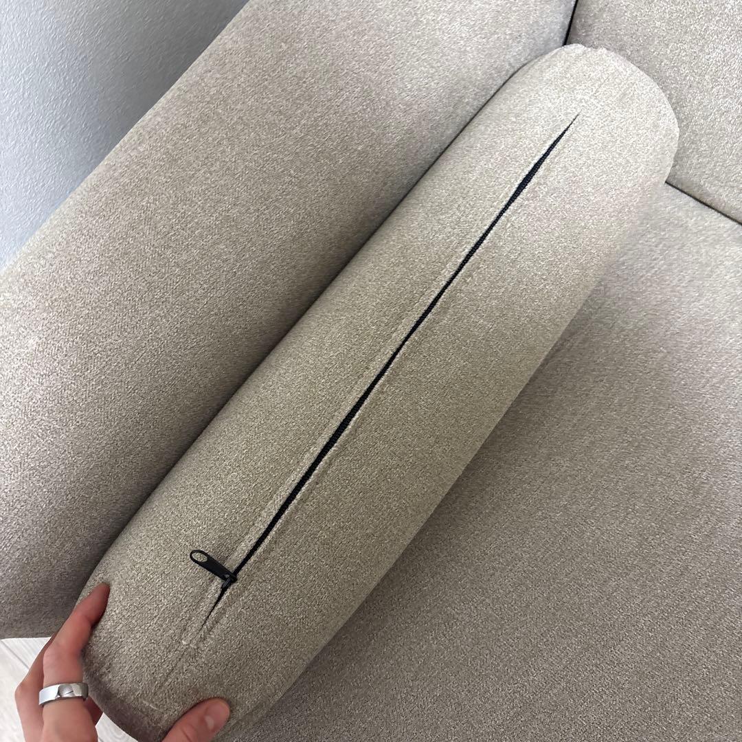 Rasik 2人掛けソファ グレージュ