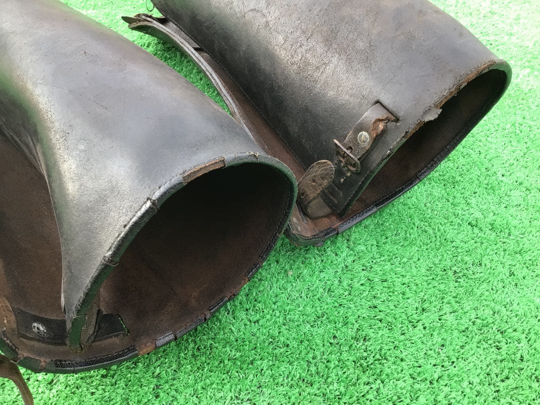 ドイツ軍④ 革製ゲートル 実物