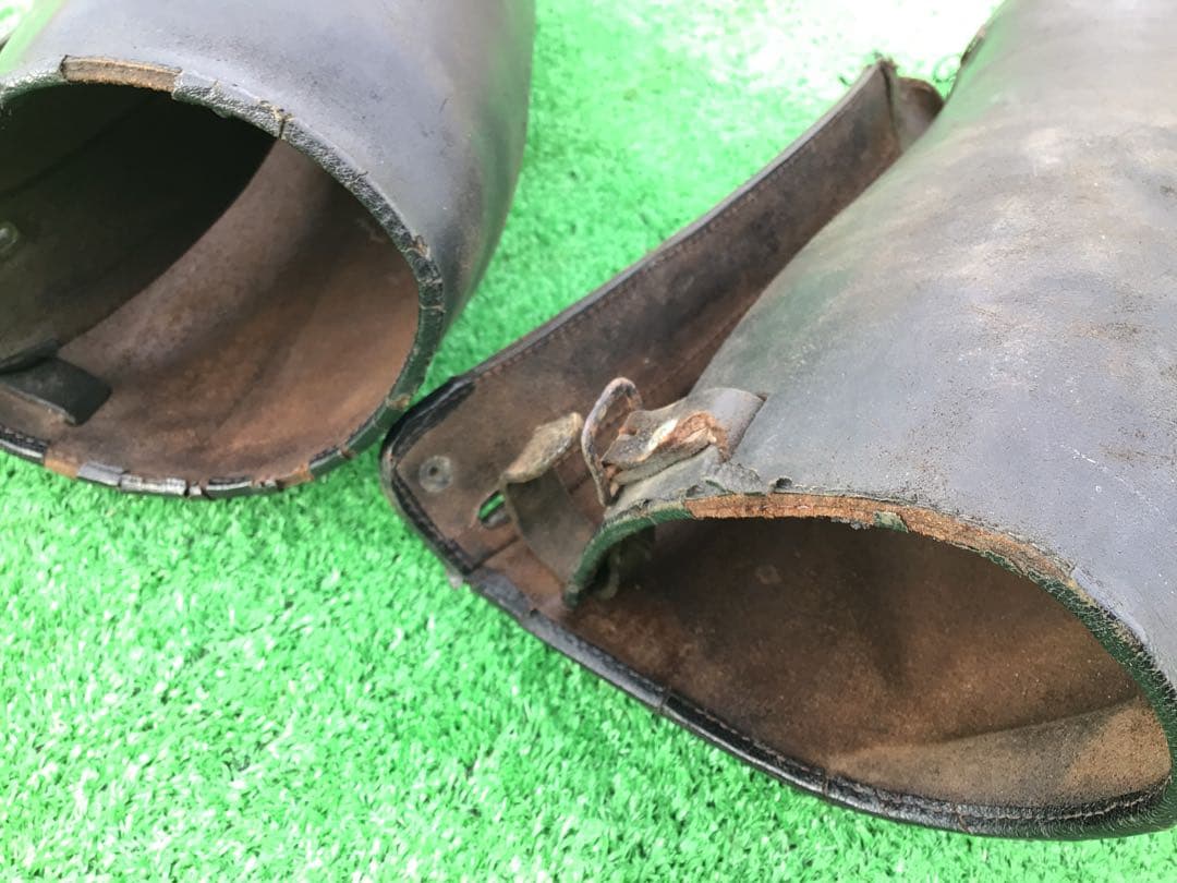 ドイツ軍④ 革製ゲートル 実物