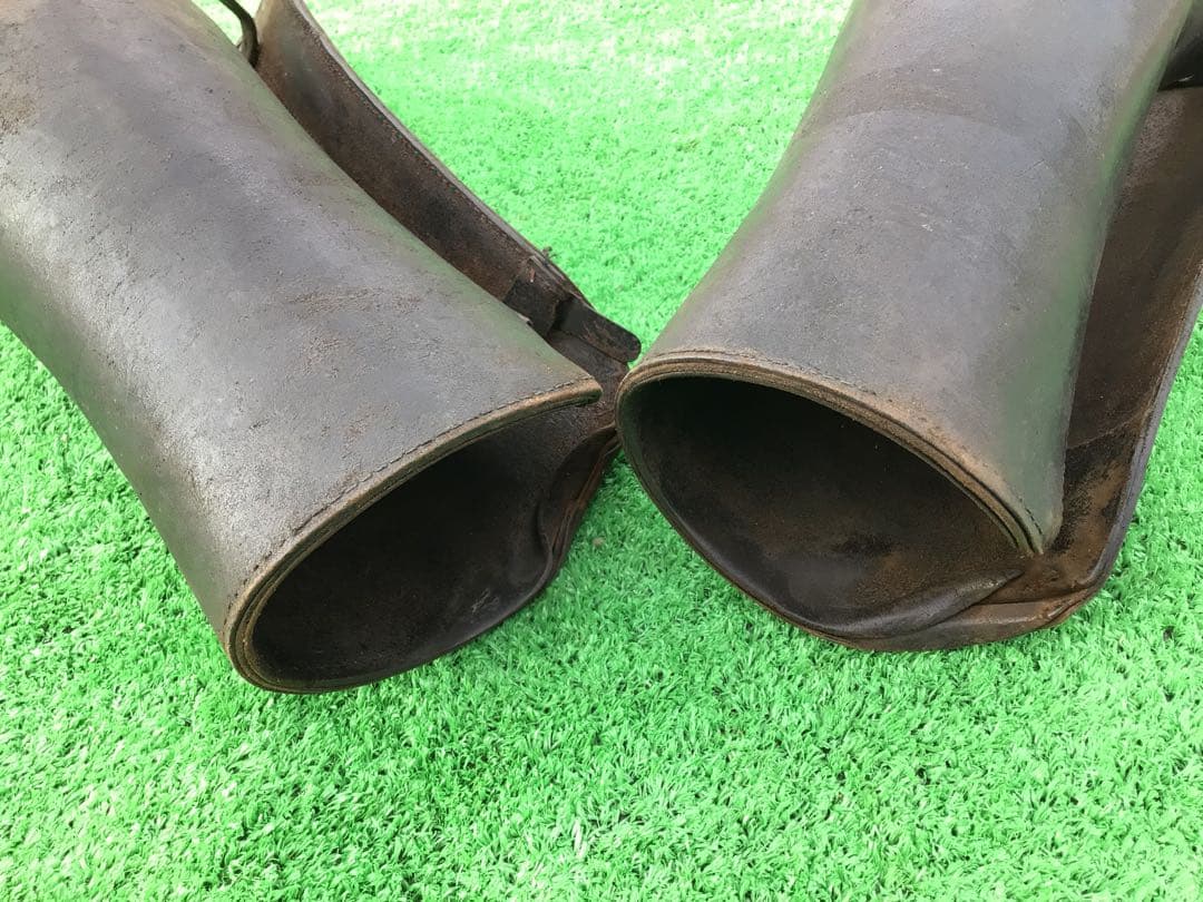 ドイツ軍④ 革製ゲートル 実物