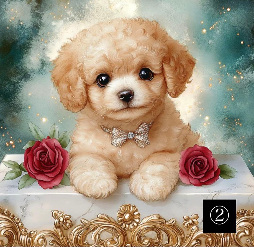 ハンドメイド　パネル　オーダーページ　トートバッグ　ポーチ　トイプードル