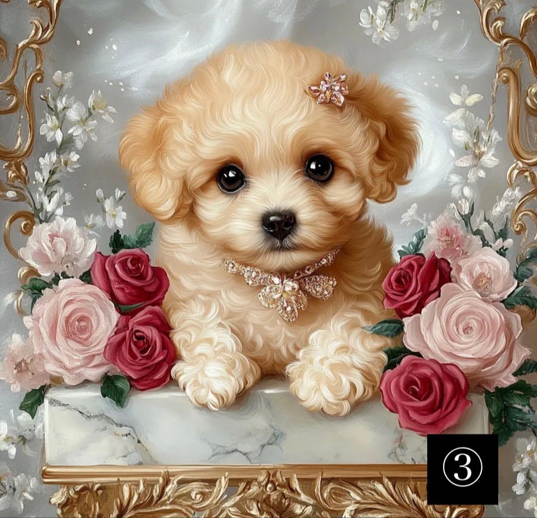 ハンドメイド　パネル　オーダーページ　トートバッグ　ポーチ　トイプードル