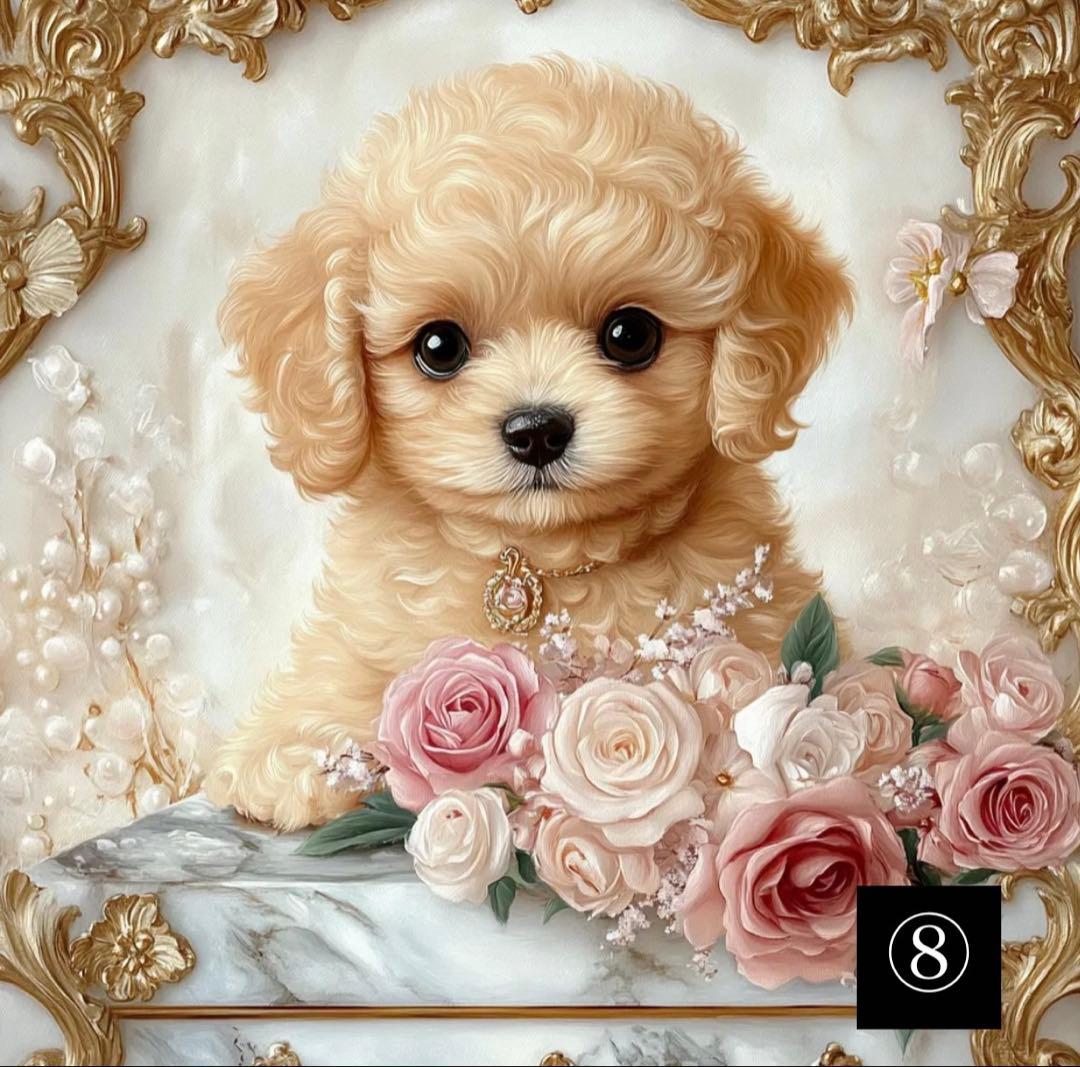 ハンドメイド　パネル　オーダーページ　トートバッグ　ポーチ　トイプードル