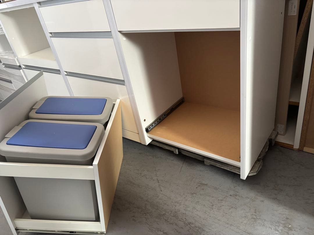 土井インテリア キッチンカウンター、キッチンボード幅180cm Used