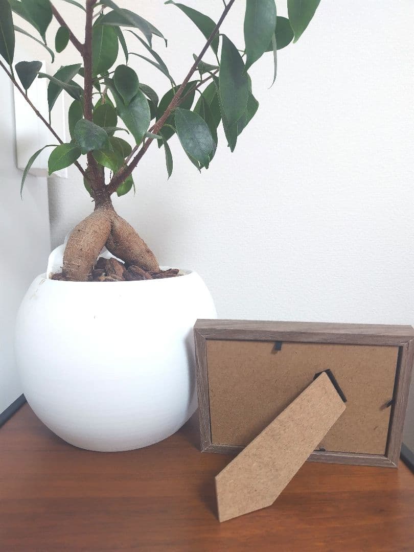 羊毛フェルト　ハンドメイド　フレーム　刺繍　絵画　月光の一本桜