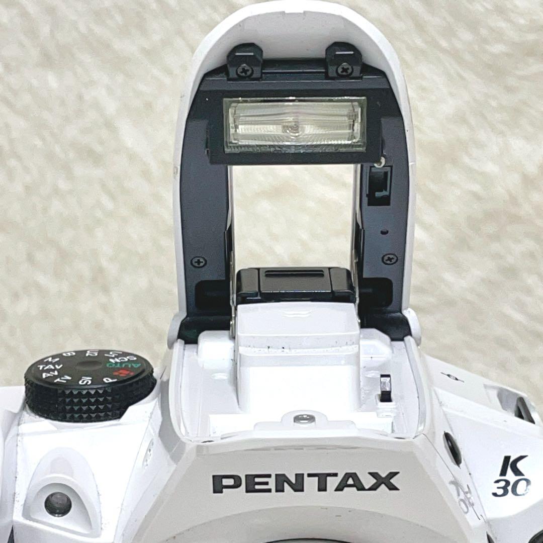 PENTAX K-30 一眼レフ ダブルレンズセット 乾電池対応 動作確認済