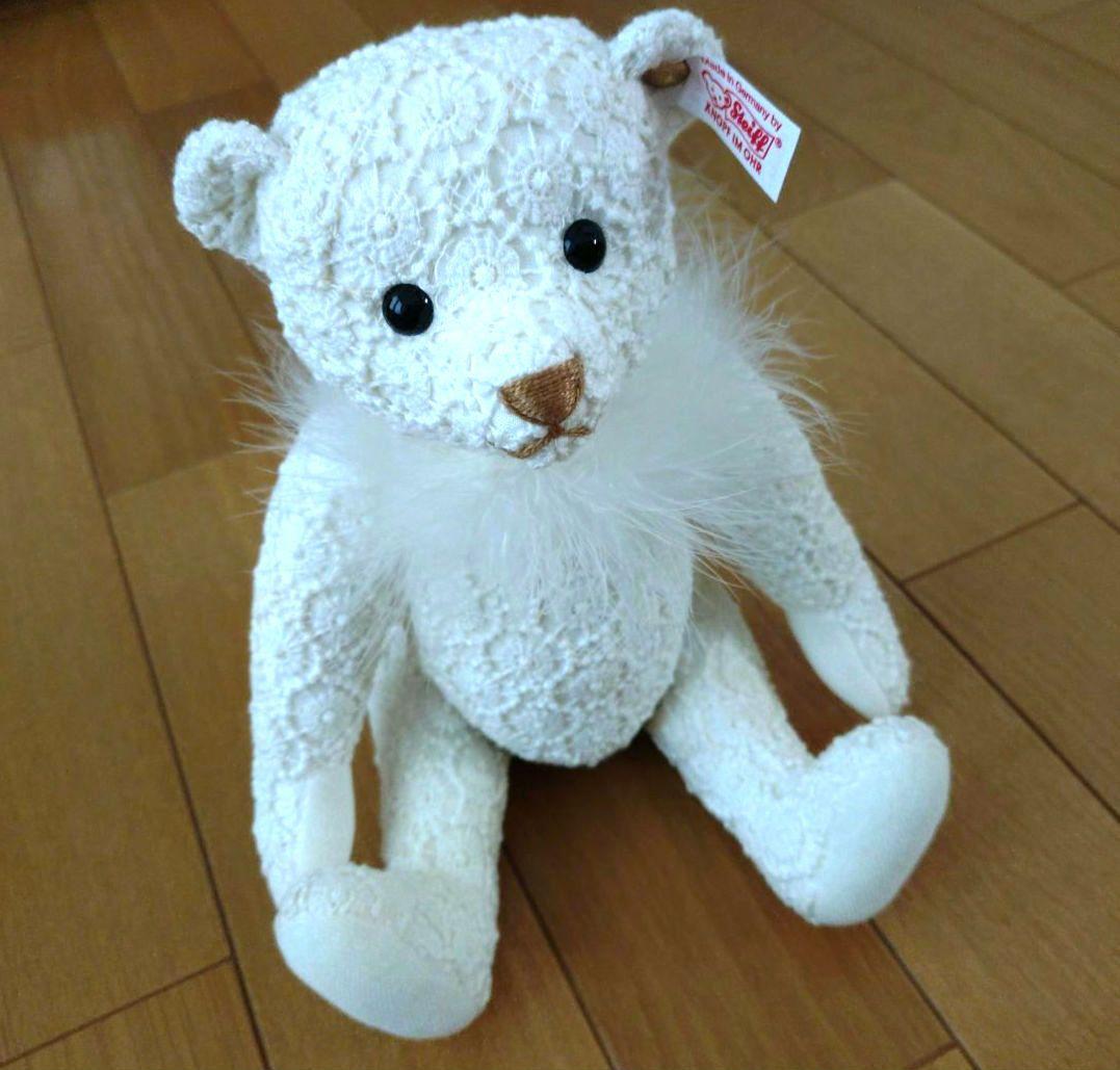 新品 シュタイフ/Steiff★限定★シャンティリー　レースの可愛いテディベア