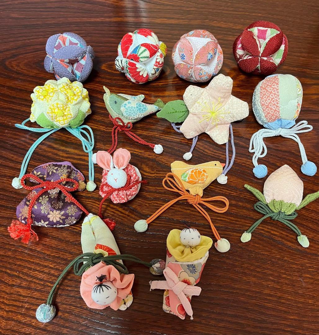 【ハンドメイド】さげもん飾りパーツ　材料３５点まとめて　雛祭り